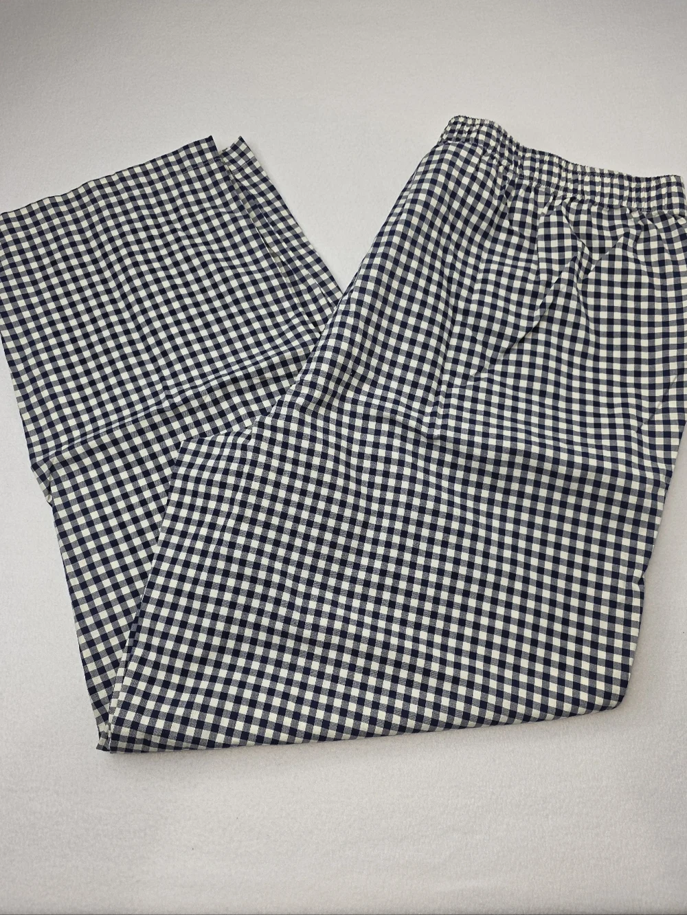 Lands'End Draper James Blue Checkered Pajama Pants Size XL NWOT AN-1425